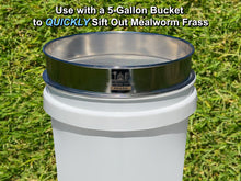Load image into Gallery viewer, D-11 LIGHTNING SIFTER™ Mealworm Frass Sifting Pan (2nd Gen)