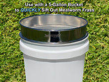Load image into Gallery viewer, D-11 LIGHTNING SIFTER™ Mealworm Frass Sifting Pan (1st Gen)
