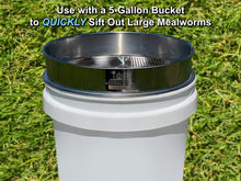 Load image into Gallery viewer, D-11 LIGHTNING SIFTER™ Large Mealworm Sifting Pan (2nd Gen)
