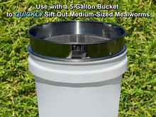 Load image into Gallery viewer, D-11 LIGHTNING SIFTER™ Medium Mealworm Sifting Pan (2nd Gen) (Patent-Pending)