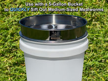 Load image into Gallery viewer, D-11 LIGHTNING SIFTER™ Medium Mealworm Sifting Pan (2nd Gen)