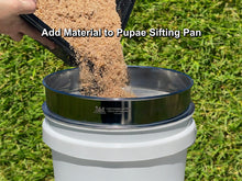 Load image into Gallery viewer, D-11 LIGHTNING SIFTER™ Mealworm Pupae Sifting Pan (1st Gen)