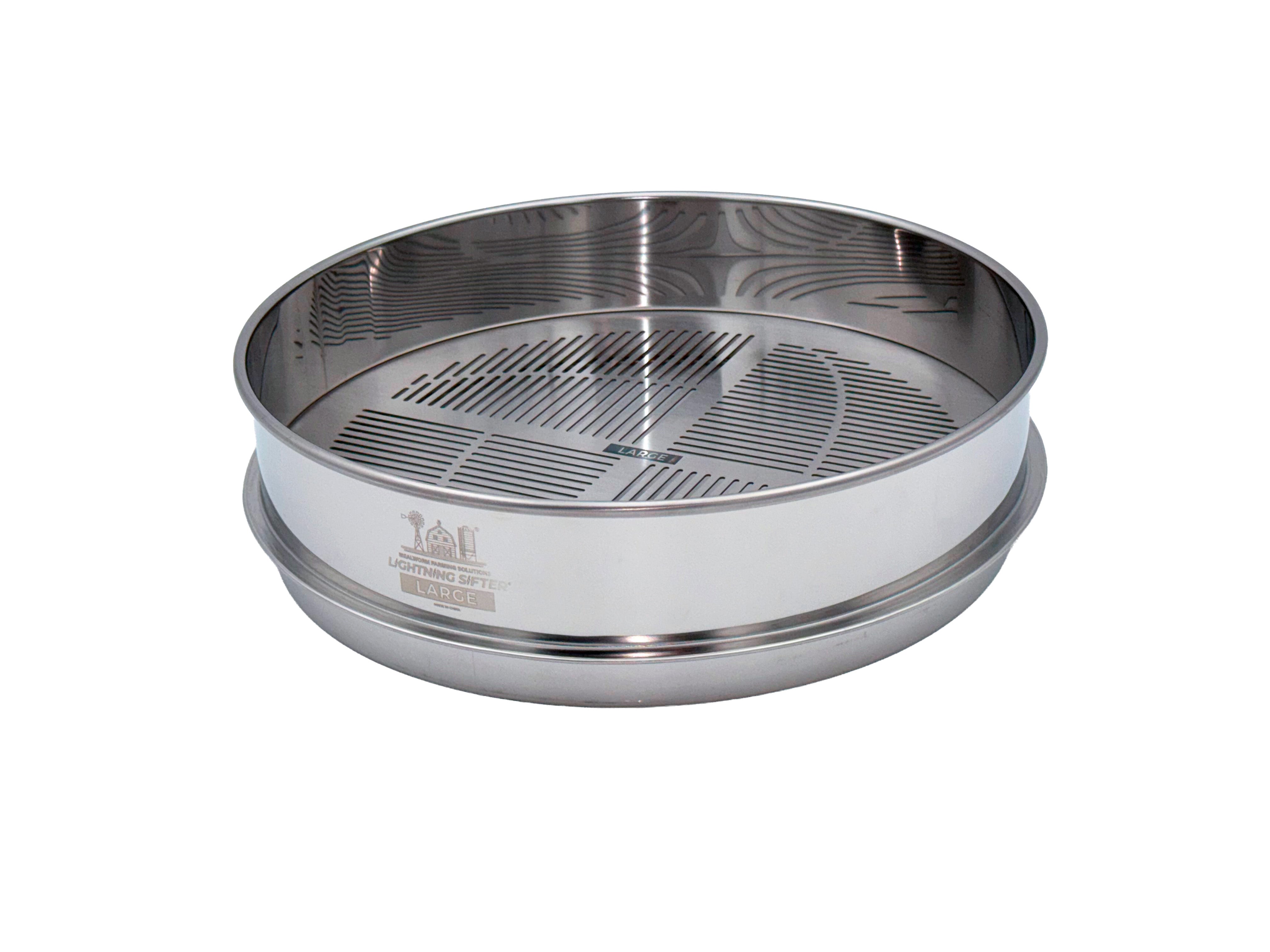 D-11 LIGHTNING SIFTER™ Large Mealworm Sifting Pan (2nd Gen) (Patent-Pe ...