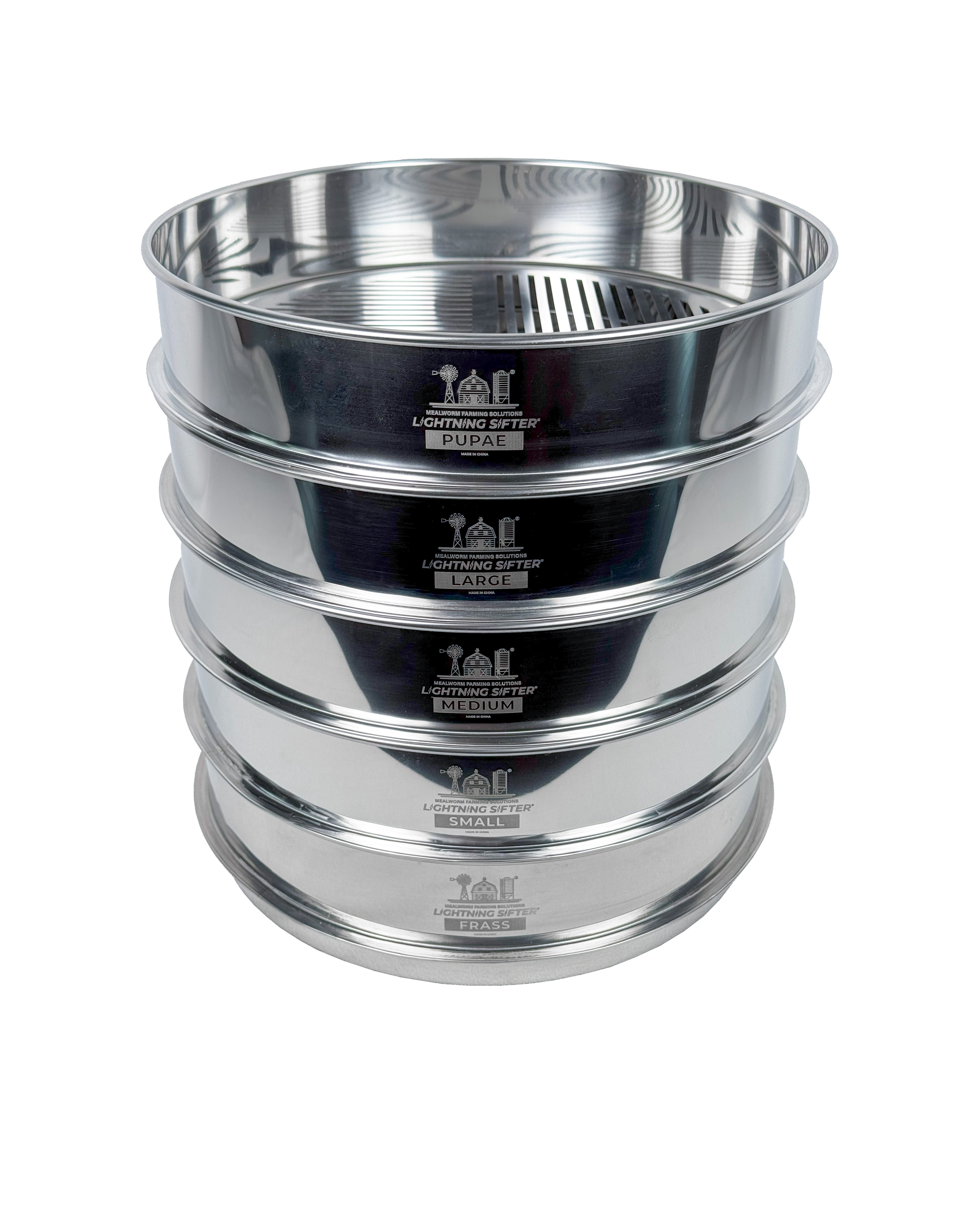 D-11 LIGHTNING SIFTER™ Five Sifting Pan Set (2nd Gen) – Mealworm ...