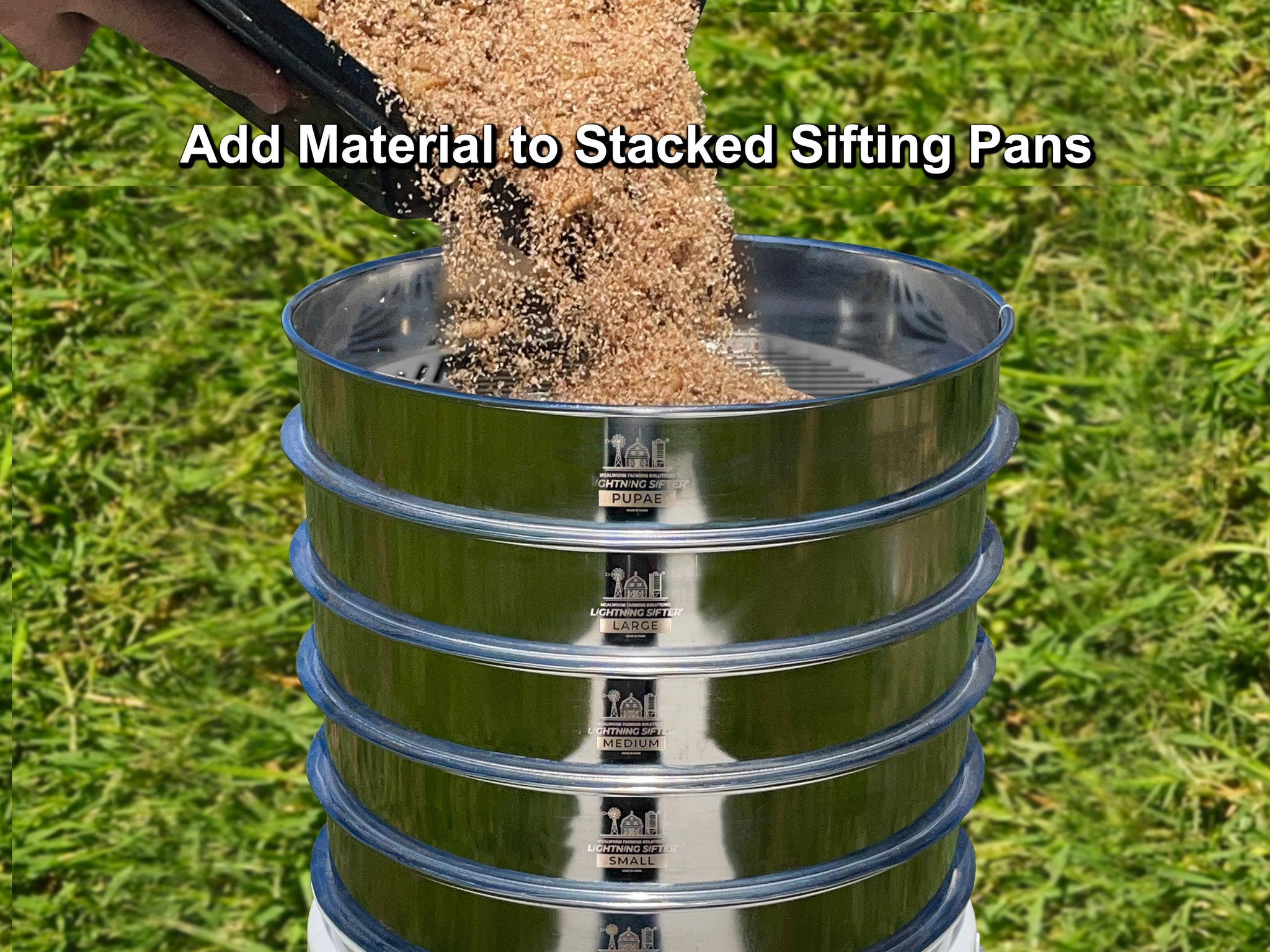 D-11 LIGHTNING SIFTER™ Five Sifting Pan Set (2nd Gen) – Mealworm ...